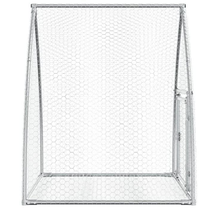 Cușcă pentru iepuri, argintiu, 100x105x120 cm, oțel galvanizat - WALTI WALTI