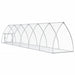Cușcă pentru iepuri, argintiu, 600x105x120 cm, oțel galvanizat - WALTI WALTI