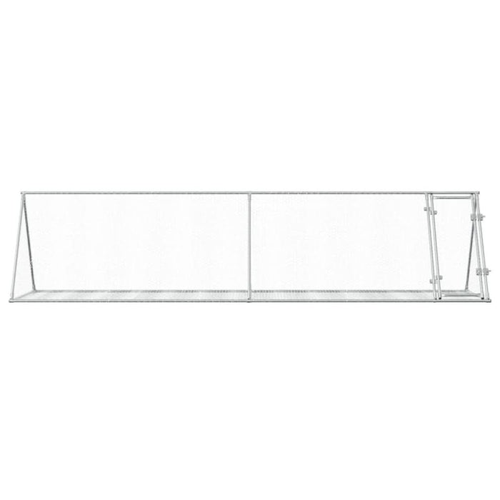 Cușcă pentru iepuri, argintiu, 400x105x91 cm, oțel galvanizat - WALTI WALTI
