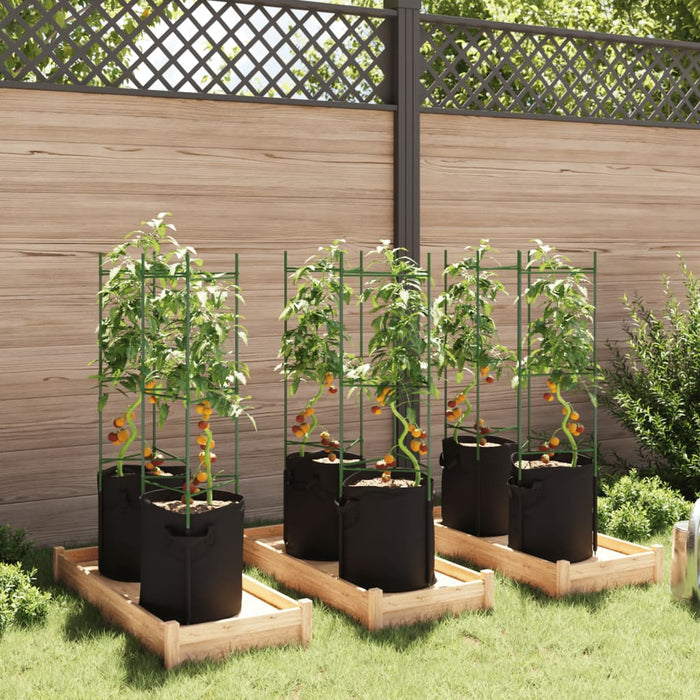 Suport pentru roșii cu saci de plante 6 buc., 116 cm oțel și PP WALTI