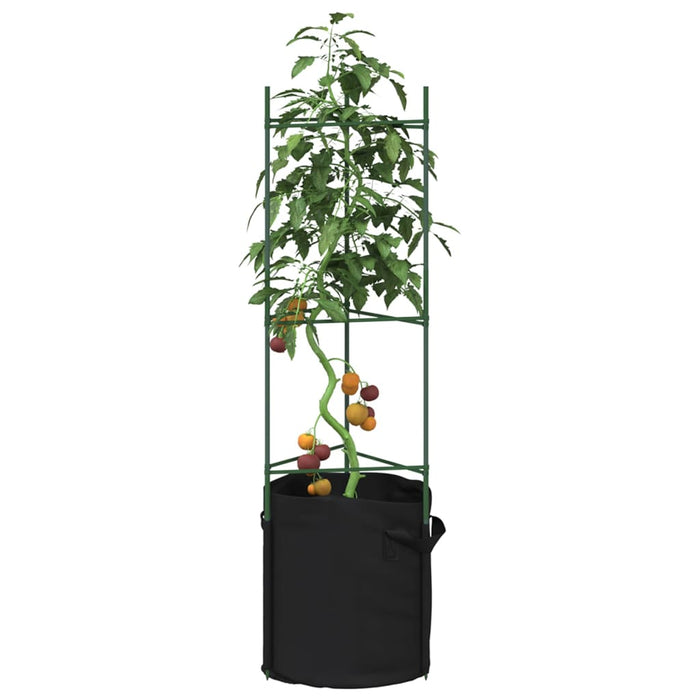 Suport pentru roșii cu saci de plante 6 buc., 116 cm oțel și PP WALTI