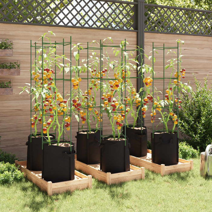 Suport pentru roșii cu saci de plante 6 buc., 154 cm oțel și PP WALTI