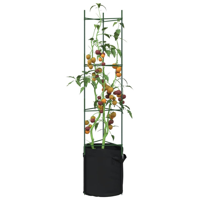 Suport pentru roșii cu saci de plante 6 buc., 154 cm oțel și PP WALTI