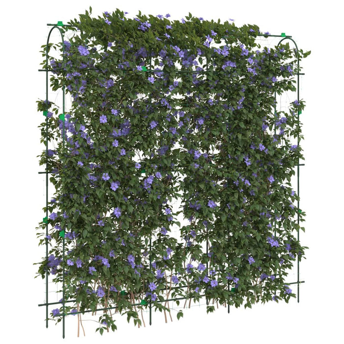 Spaliere de grădină plante cățărătoare 3 buc. oțel, cu cadru U - WALTI WALTI