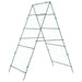 Spaliere de grădină plante cățărătoare 4 buc. oțel, cu cadru A - WALTI WALTI