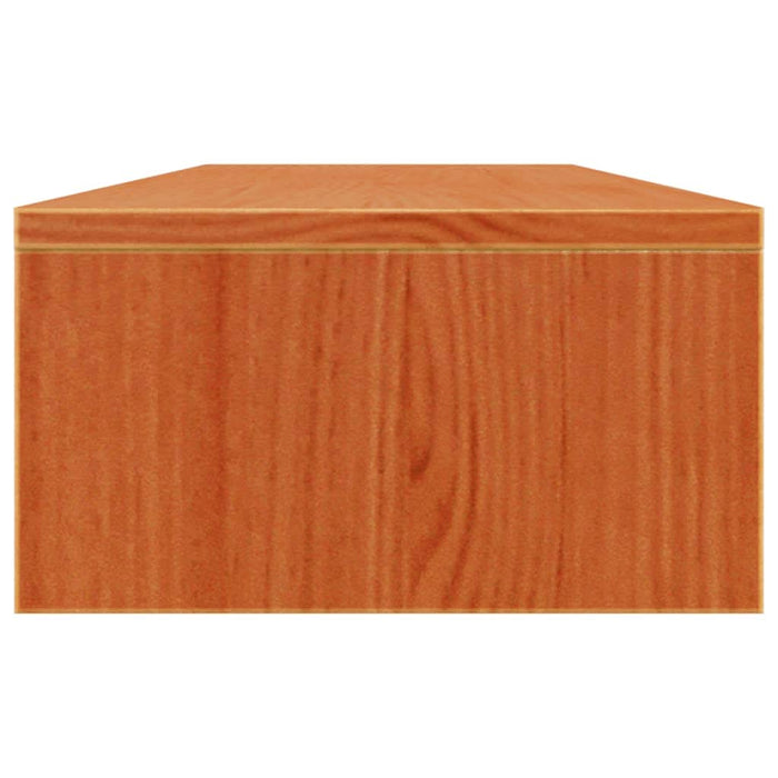 Stand pentru monitor, maro ceruit, 100x24x13 cm, lemn masiv pin - WALTI WALTI