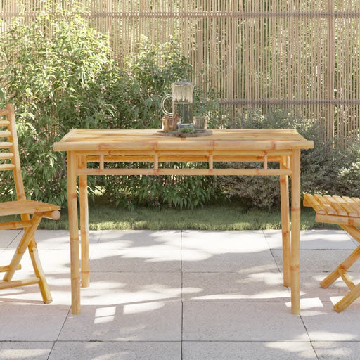 Masă de bucătărie pentru grădină, 110x55x75 cm, bambus - WALTI WALTI