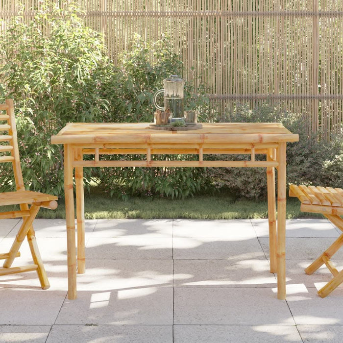 Masă de bucătărie pentru grădină, 110x55x75 cm, bambus - WALTI WALTI