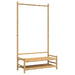 Cuier pentru haine cu rafturi, 103x40x183 cm, bambus - WALTI WALTI