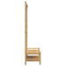 Cuier pentru haine cu rafturi, 103x40x183 cm, bambus - WALTI WALTI