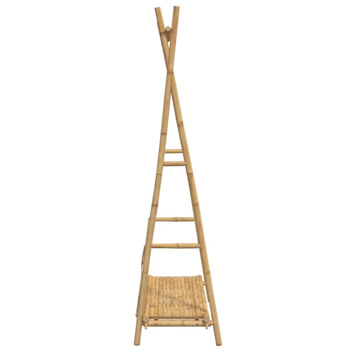 Cuier pentru haine cu raft, 102x50x190 cm, bambus - WALTI WALTI
