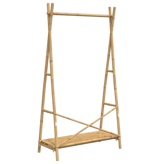 Cuier pentru haine cu raft, 102x50x190 cm, bambus - WALTI WALTI