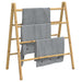 Scară dublă pentru prosoape cu 4 trepte, 90x50x100 cm, bambus - WALTI WALTI