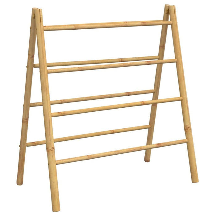Scară dublă pentru prosoape cu 4 trepte, 90x50x100 cm, bambus - WALTI WALTI