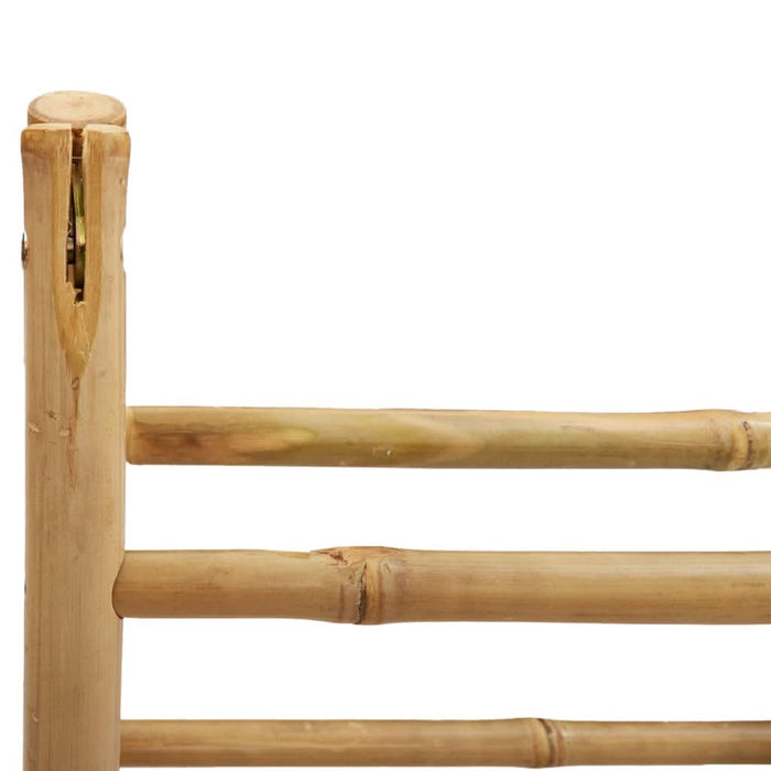 Scară dublă pentru prosoape cu 4 trepte, 90x50x100 cm, bambus - WALTI WALTI