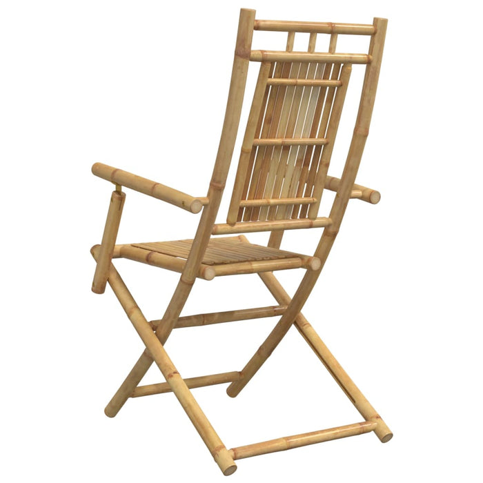Scaune de grădină pliabile, 2 buc., 53x66x99 cm, bambus - WALTI WALTI