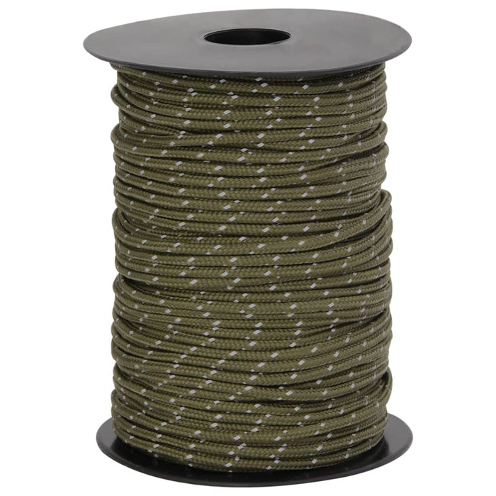 Funie pentru cort cu benzi reflectorizante și chei, 50 m, 3 mm - WALTI WALTI