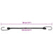 Corzi elastice cu benzi reflectorizante/cârlige 25 buc. 38 cm - WALTI WALTI