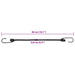Corzi elastice cu benzi reflectorizante/cârlige 25 buc. 46 cm - WALTI WALTI