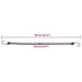 Corzi elastice cu benzi reflectorizante/cârlige 50 buc. 59 cm - WALTI WALTI