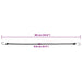 Corzi elastice cu benzi reflectorizante/cârlige 25 buc. 88 cm - WALTI WALTI