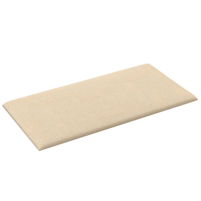 Tăblie de Pat pentru Perete 12 pcs Crem 30 x 15 cm țesătură - WALTI WALTI