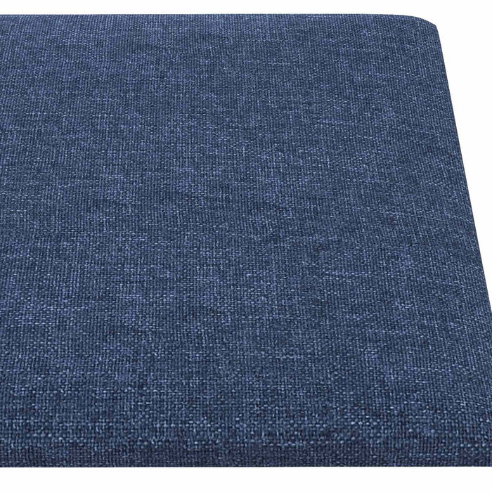 Tăblie de Pat pentru Perete 12 pcs albastru 30 x 15 cm țesătură - WALTI WALTI