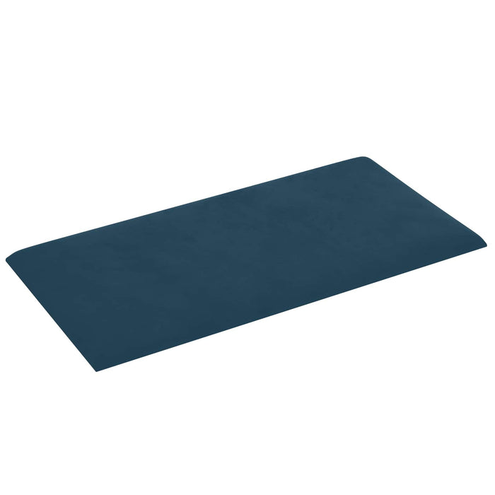 Tăblie de Pat pentru Perete 12 pcs albastru Catifea - WALTI WALTI