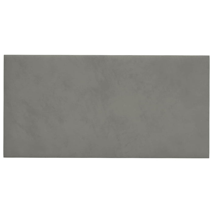 Tăblie de Pat pentru Perete 12 pcs Gri deschis Catifea - WALTI WALTI