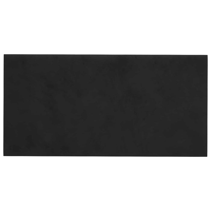 Tăblie de Pat pentru Perete 12 pcs Negru Catifea - WALTI WALTI