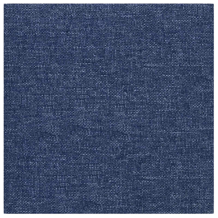 Tăblie de Pat pentru Perete 12 pcs albastru 30 x 30 cm țesătură - WALTI WALTI