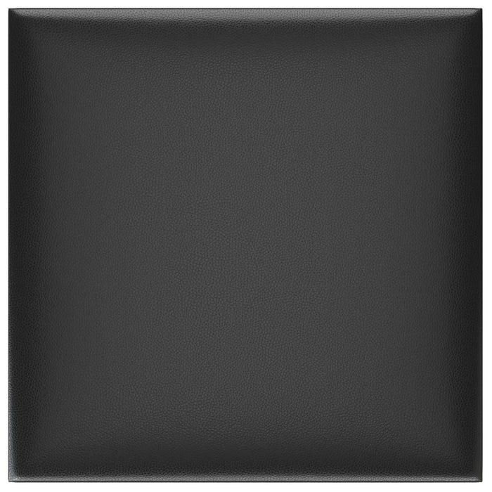 Tăblie de Pat pentru Perete 12 pcs Negru 30 x 30 cm țesătură - WALTI WALTI