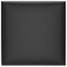 Tăblie de Pat pentru Perete 12 pcs Negru 30 x 30 cm țesătură - WALTI WALTI