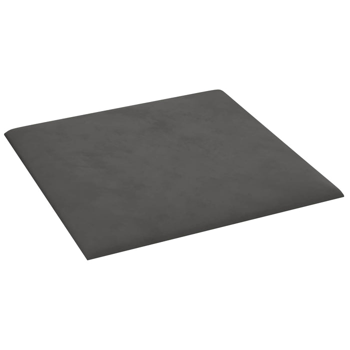 Tăblie de Pat pentru Perete 12 pcs Gri închis Catifea - WALTI WALTI