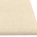 Tăblie de Pat pentru Perete 12 pcs Crem 60 x 15 cm țesătură - WALTI WALTI