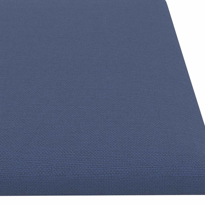 Tăblie de Pat pentru Perete 12 pcs albastru 60 x 15 cm țesătură - WALTI WALTI