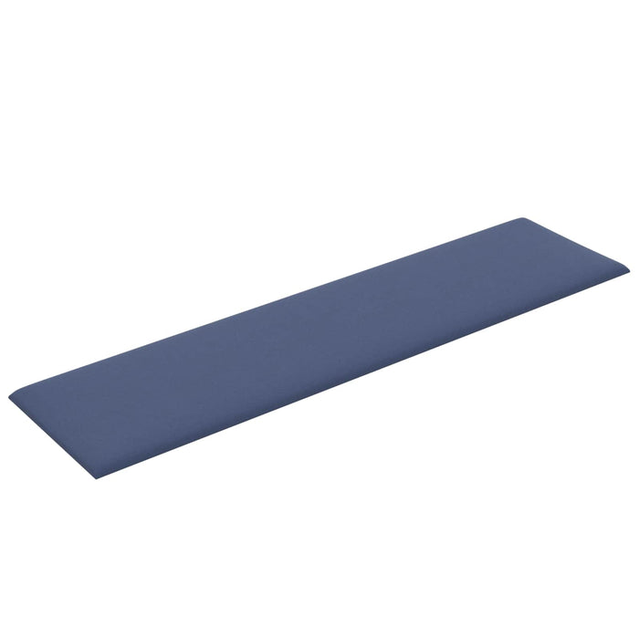 Tăblie de Pat pentru Perete 12 pcs albastru 60 x 15 cm țesătură - WALTI WALTI