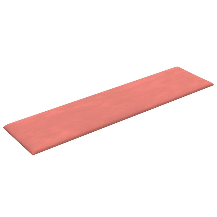 Tăblie de Pat pentru Perete 12 pcs Roz Catifea - WALTI WALTI