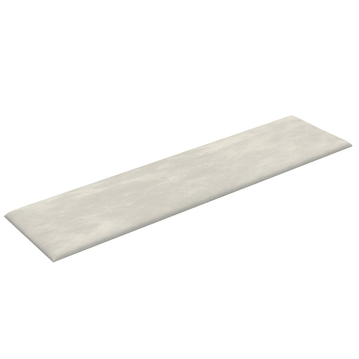 Tăblie de Pat pentru Perete 12 pcs Crem Catifea - WALTI WALTI