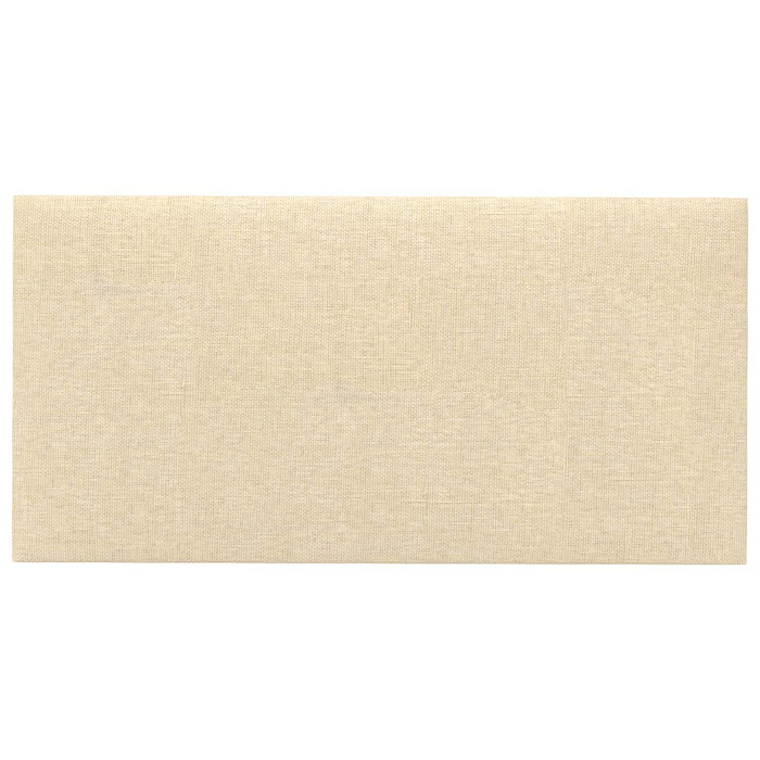Tăblie de Pat pentru Perete 12 pcs Crem 60 x 30 cm țesătură - WALTI WALTI