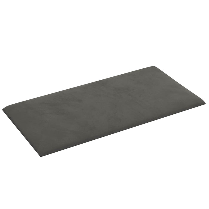 Tăblie de Pat pentru Perete 12 pcs Gri închis Catifea - WALTI WALTI