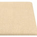 Tăblie de Pat pentru Perete 12 pcs Crem 90 x 15 cm țesătură - WALTI WALTI