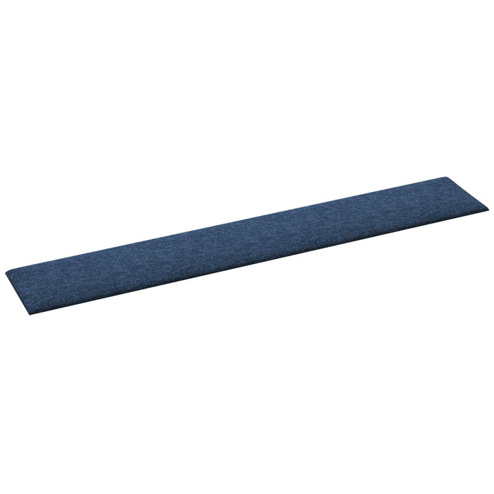 Tăblie de Pat pentru Perete 12 pcs albastru 90 x 15 cm țesătură - WALTI WALTI