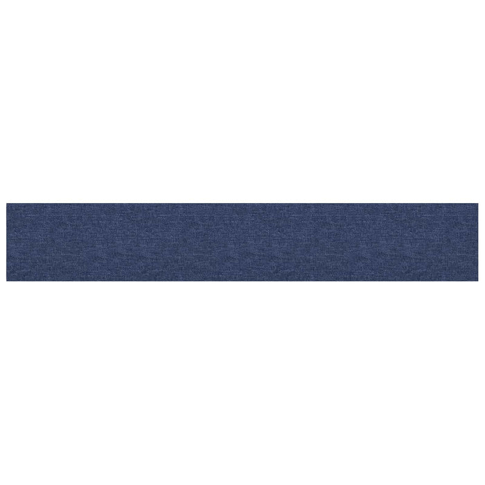 Tăblie de Pat pentru Perete 12 pcs albastru 90 x 15 cm țesătură - WALTI WALTI