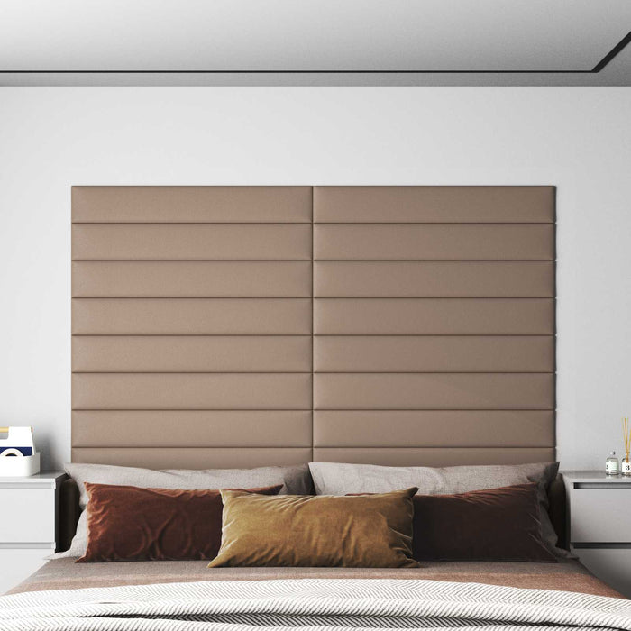 Tăblie de Pat pentru Perete 12 pcs Cappuccino 90 x 15 cm - WALTI WALTI