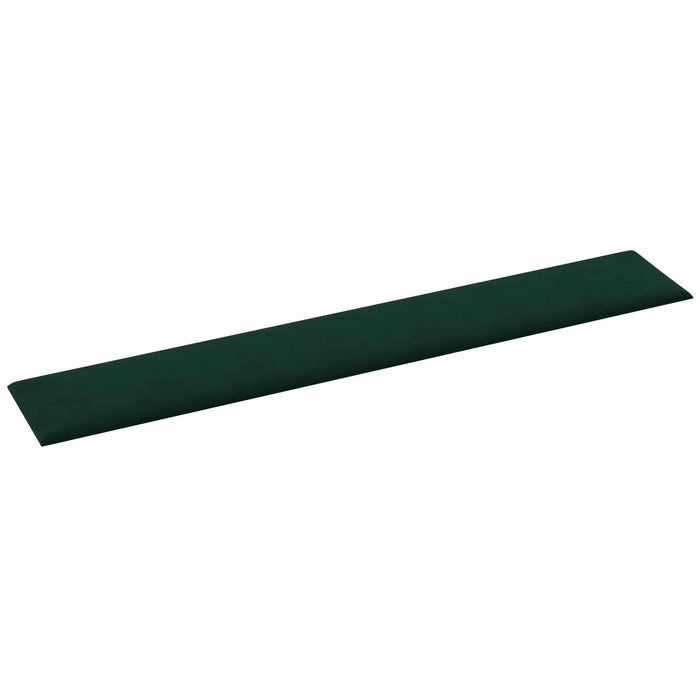 Tăblie de Pat pentru Perete 12 pcs Verde închis Catifea - WALTI WALTI