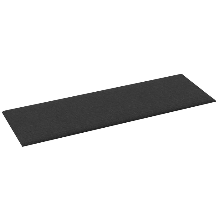 Tăblie de Pat pentru Perete 12 pcs Negru 90 x 30 cm țesătură - WALTI WALTI