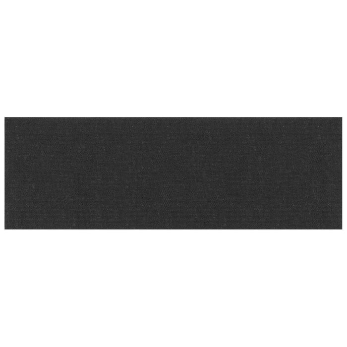 Tăblie de Pat pentru Perete 12 pcs Negru 90 x 30 cm țesătură - WALTI WALTI