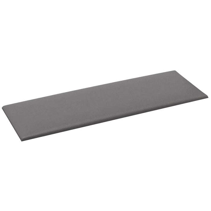 Tăblie de Pat pentru Perete 12 pcs Gri 90 x 30 cm țesătură - WALTI WALTI