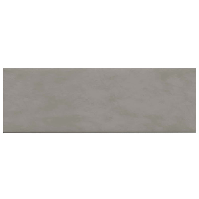 Tăblie de Pat pentru Perete 12 pcs Gri deschis Catifea WALTI